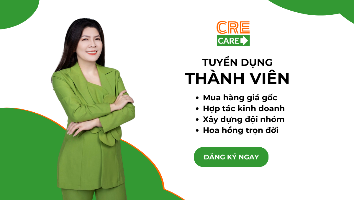 thành viên crecare, quyền lợi trở thành viên crecare