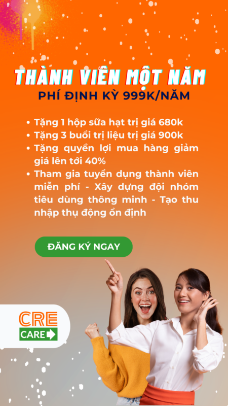 dang ky thanh vien một năm crecare