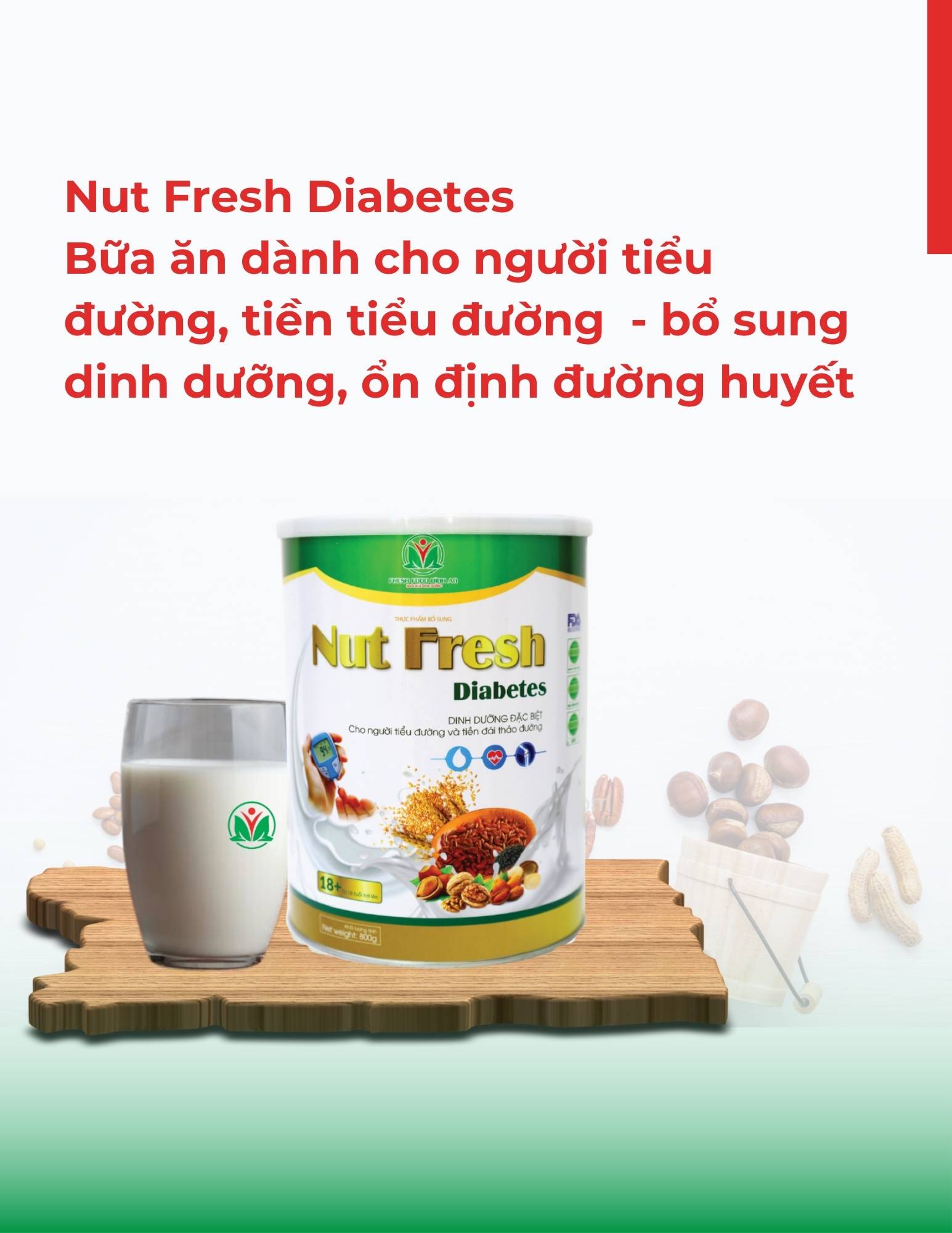 bữa ăn giúp ổn định đường huyết, nutfresh diabetes