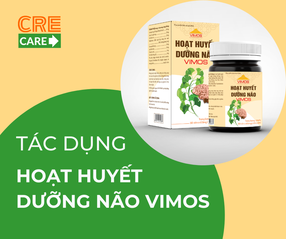 tác dụng của hoạt huyết dưỡng não vimos